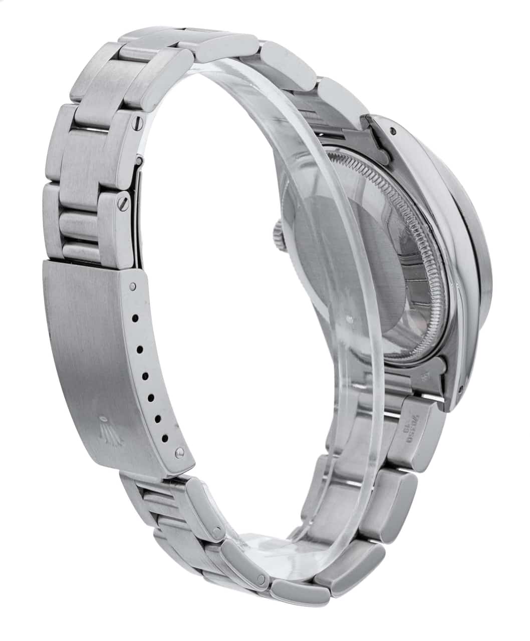 Rolex Oyster Perpetual Date Silver Baton Dial - Main Image