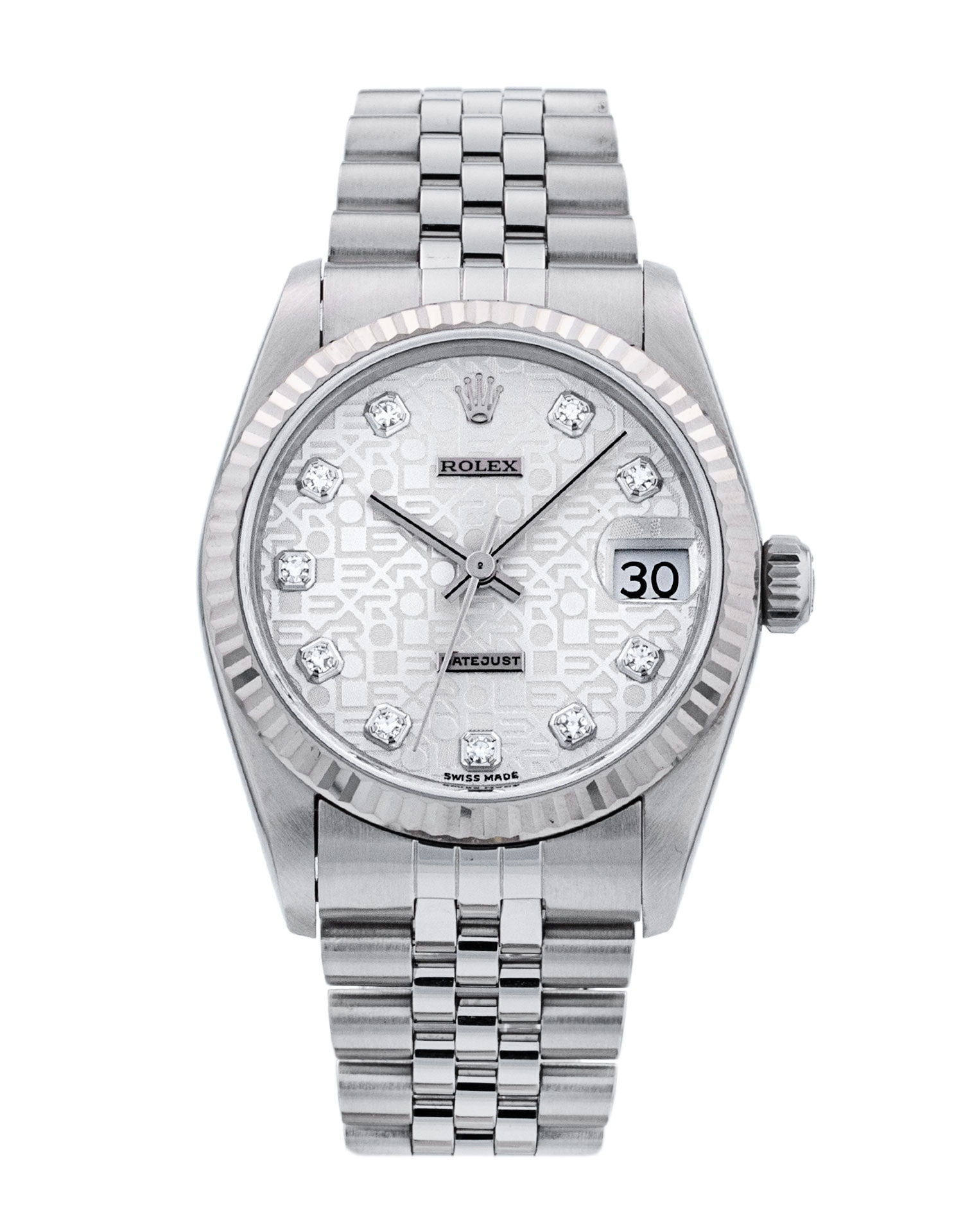 Rolex Watches Midsize Rolex Size Rolex Mid-Size Datejust Silver