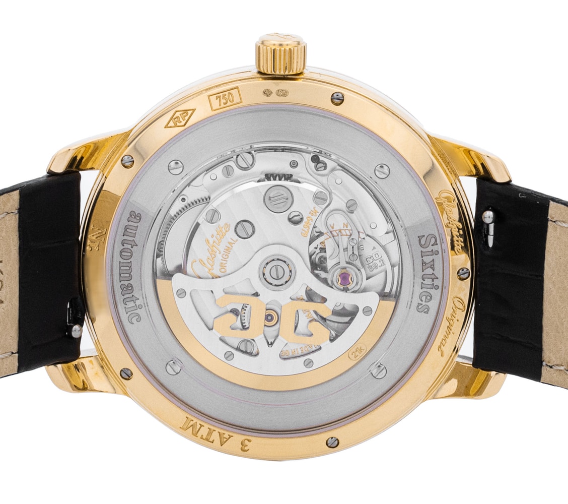 Glashutte Original Sixties Panorama Date Schwarz Arabisches