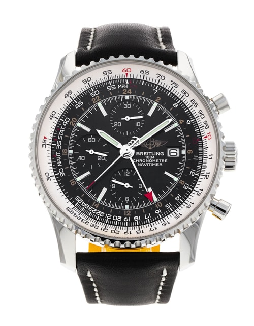 Pre-Owned Breitling Navitimer Chronograph GMT 46 A24322 Watch Pre-Owned Breitling Navitimer Chronograph GMT 46 A24322 Watch