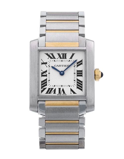 Gebrauchte Cartier Tank Francaise W2TA0003 Uhr Gebrauchte Cartier Tank Francaise W2TA0003 Uhr