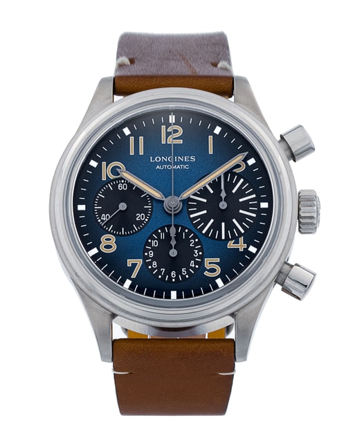 Pre-Owned Longines Heritage Avigation L2.816.1.93.2 Watch Pre-Owned Longines Heritage Avigation L2.816.1.93.2 Watch