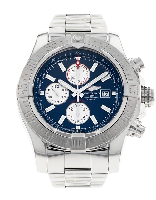 Pre-Owned Breitling Super Avenger II A13371 Watch Pre-Owned Breitling Super Avenger II A13371 Watch