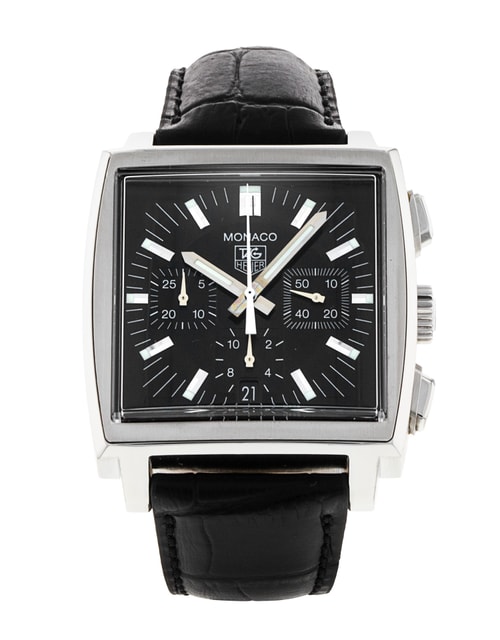 Pre-Owned Tag Heuer Monaco CW2111.FC6171 Watch Pre-Owned Tag Heuer Monaco CW2111.FC6171 Watch