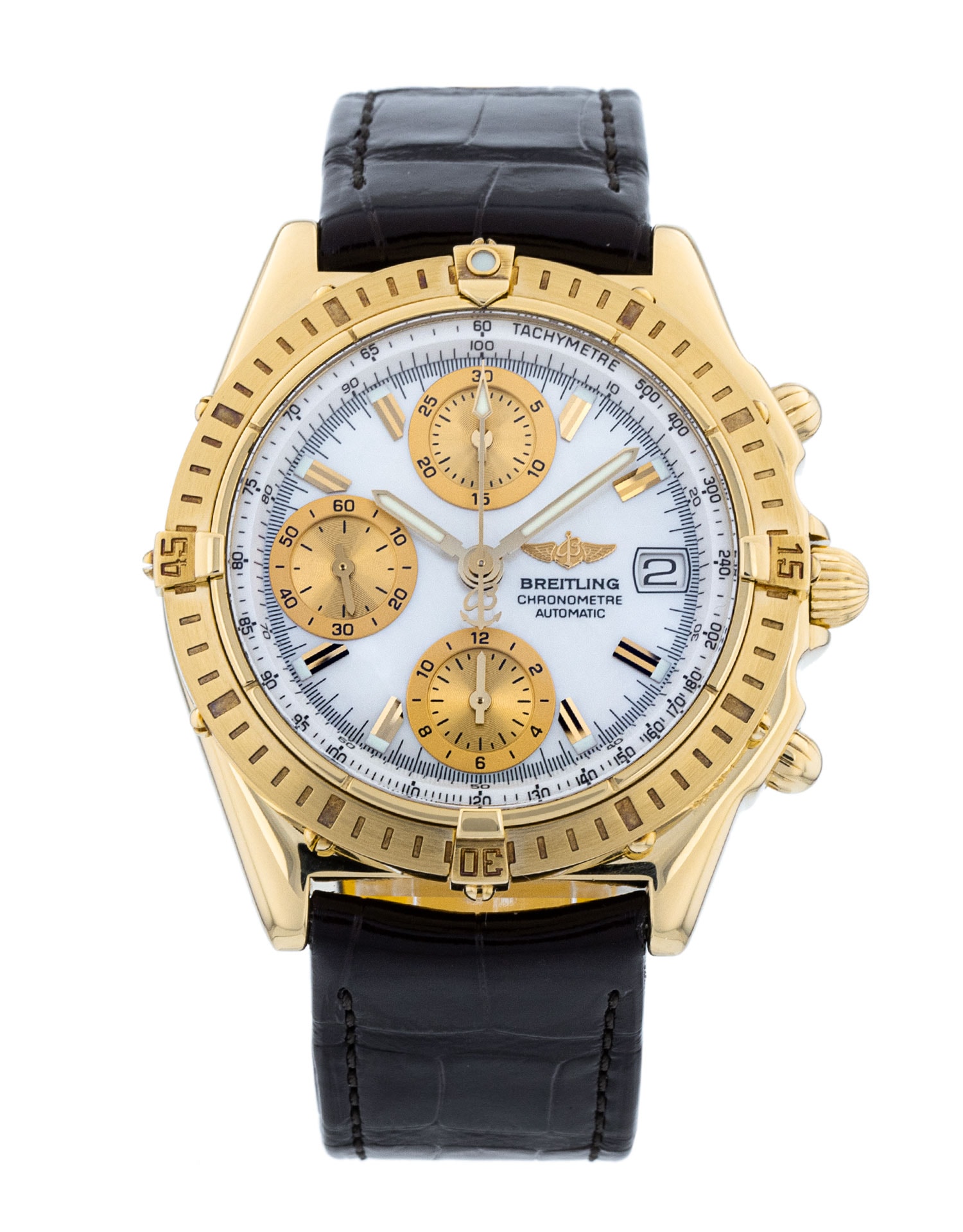 Breitling Chronomat Mother of Pearl White Dial
