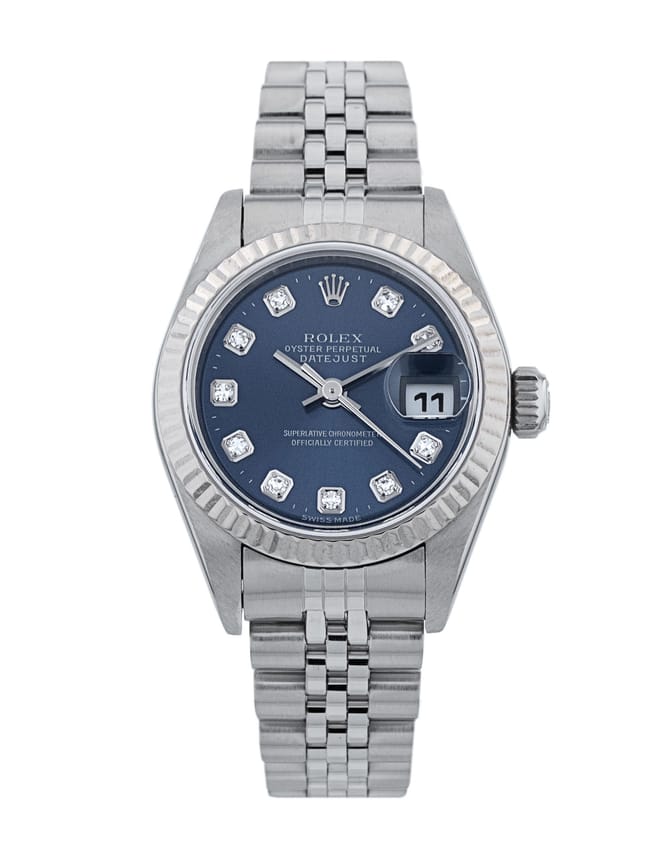 Rolex Datejust Lady - Blue Diamond Dial & Bracelet Strap