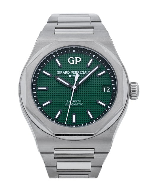 Pre-Owned Girard Perregaux Laureato 81010-11-3153-1CM Watch Pre-Owned Girard Perregaux Laureato 81010-11-3153-1CM Watch