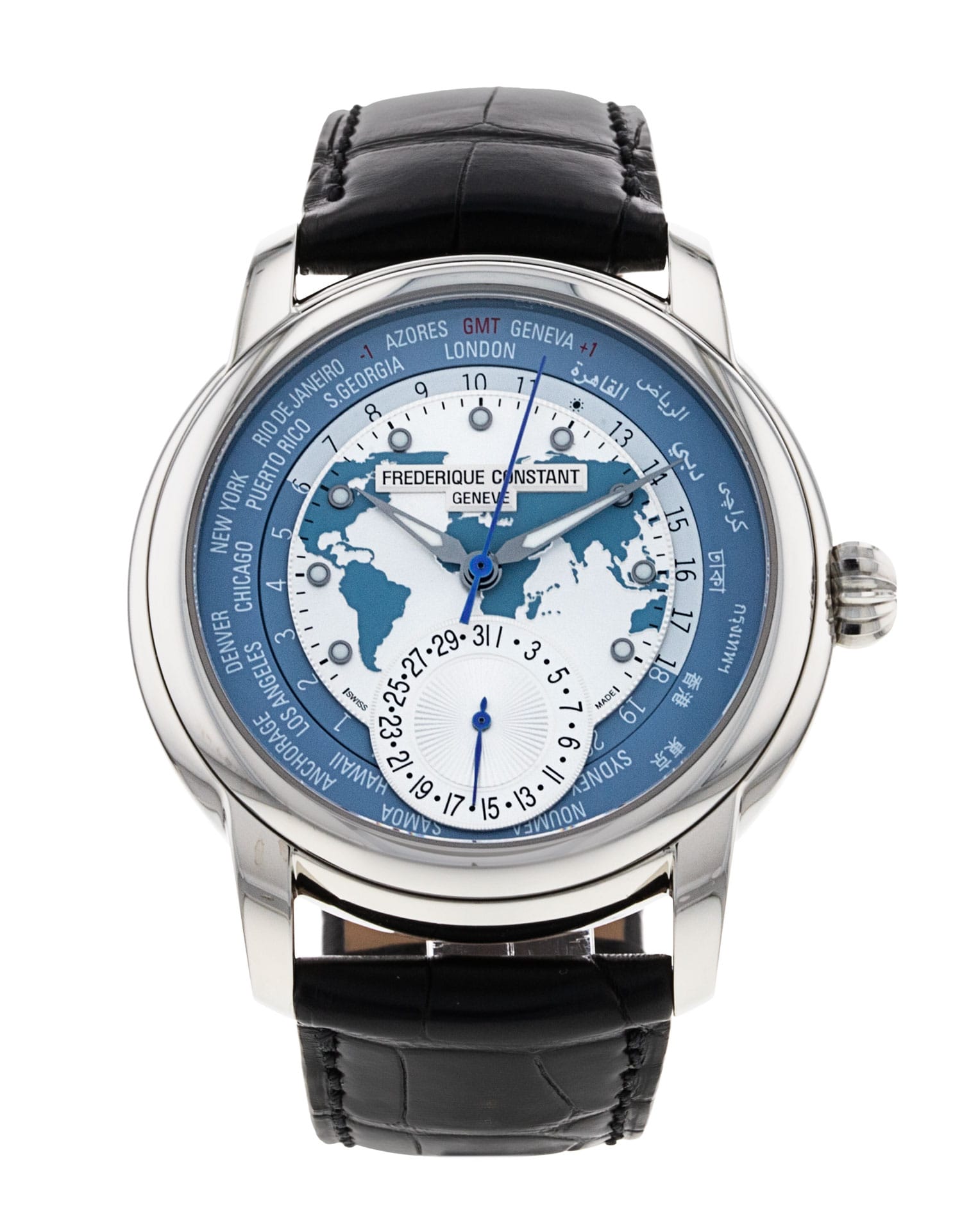 Frederique Constant Worldtimer FC-718LWBWM4H6 Thumbnail 1