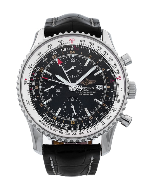 Pre-Owned Breitling Navitimer Chronograph GMT 46 A24322 Watch Pre-Owned Breitling Navitimer Chronograph GMT 46 A24322 Watch