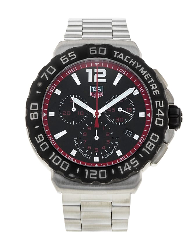 Tag Heuer Formula Black Baton Dial Bracelet Strap