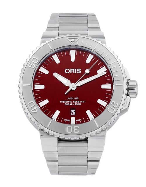 Pre-Owned Oris Aquis 01 733 7730 4158-07 8 24 05PEB Watch Pre-Owned Oris Aquis 01 733 7730 4158-07 8 24 05PEB Watch