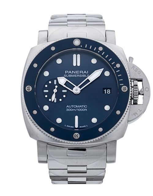 Panerai Submersible quadrante Blu