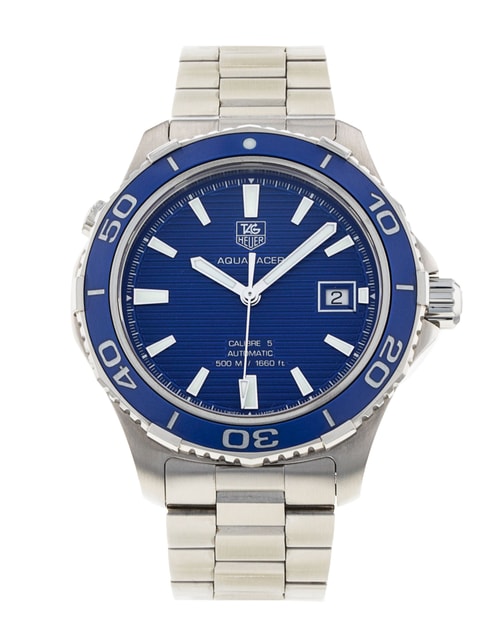 Pre-Owned Tag Heuer Aquaracer WAK2111.BA0830 Watch Pre-Owned Tag Heuer Aquaracer WAK2111.BA0830 Watch