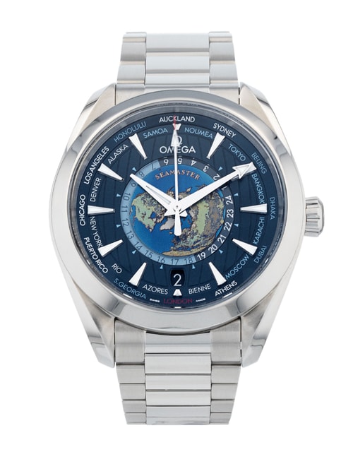 Pre-Owned Omega Aqua Terra 150m GMT 220.10.43.22.03.001 Watch Pre-Owned Omega Aqua Terra 150m GMT 220.10.43.22.03.001 Watch