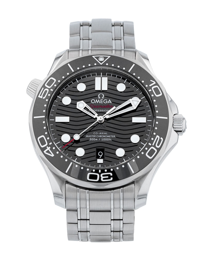 Omega Seamaster Diver 300m - Black Dial & Bracelet Strap