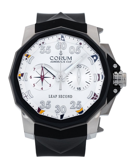 Pre-Owned Corum Leap Second 48 895.931.06/0371 AA92 Watch Pre-Owned Corum Leap Second 48 895.931.06/0371 AA92 Watch