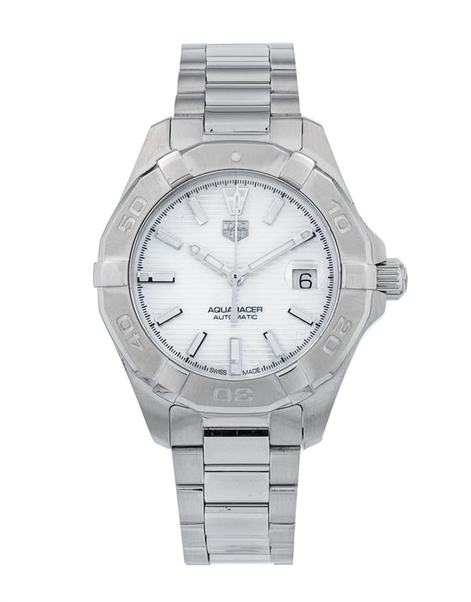 Tag Heuer Aquaracer - Mother of Pearl White Baton Dial