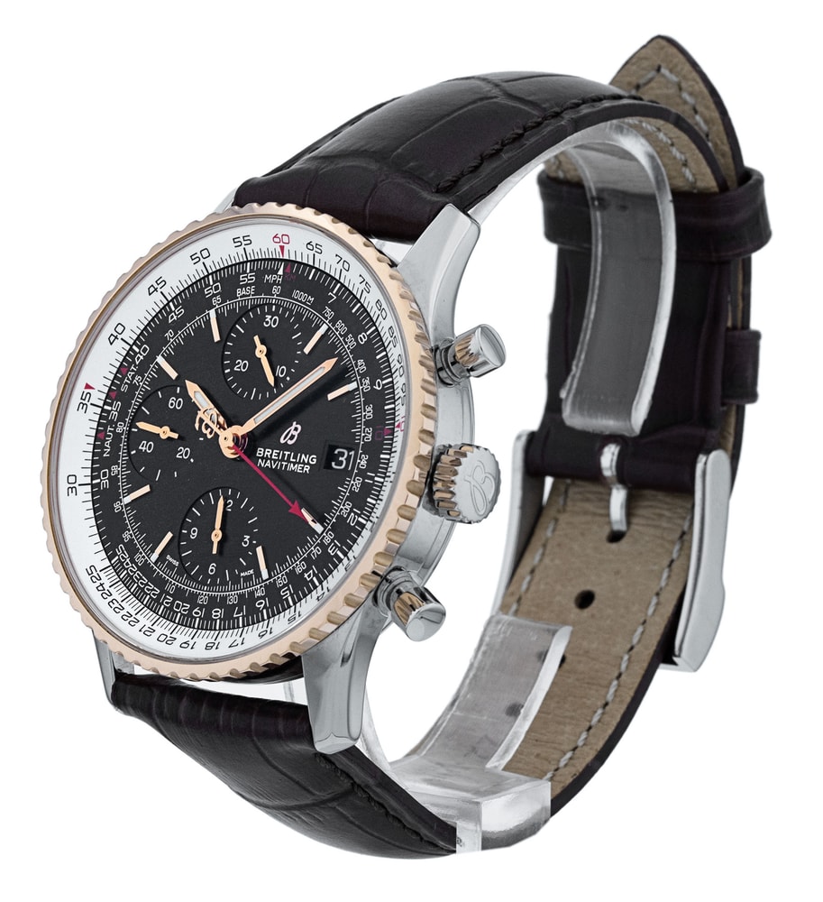 Breitling レザーケース ブラック Buy Breitling Super Avenger EB0148101B1X1 | Bob's Watches