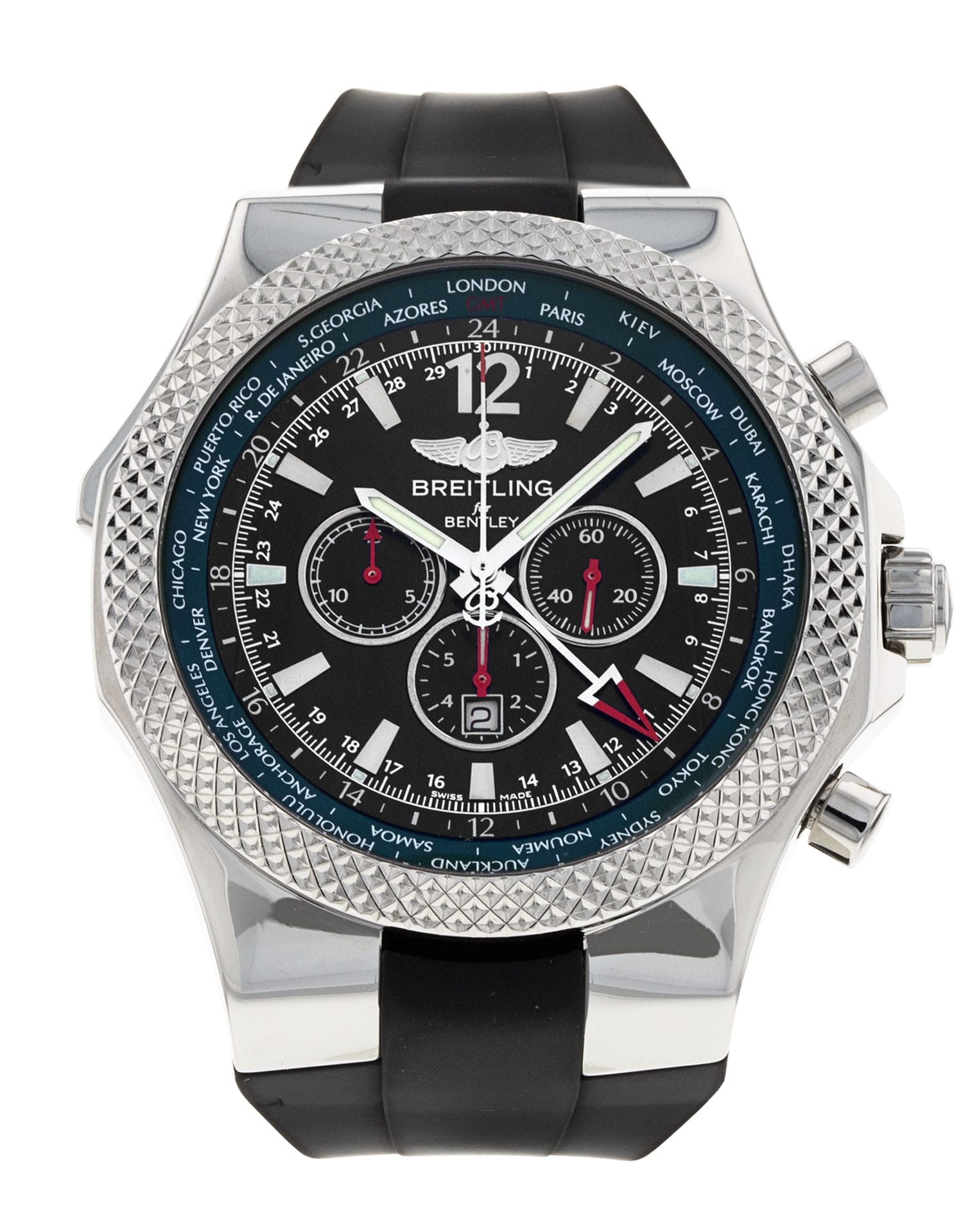 Pre-Owned Breitling Bentley GMT Watch