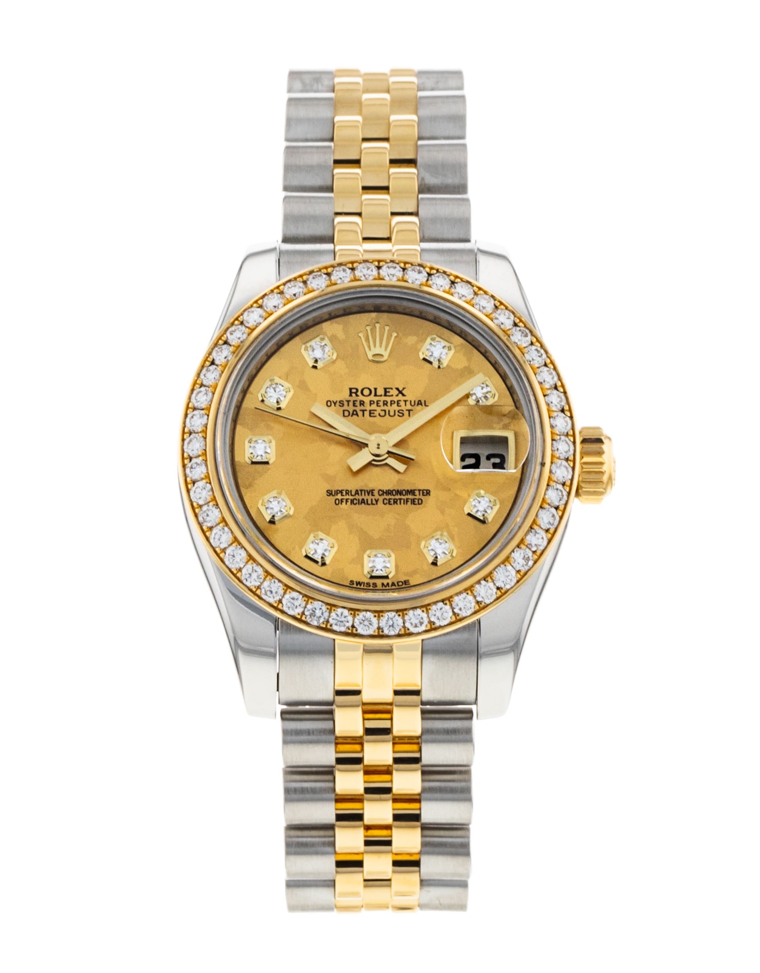 Rolex Datejust Lady - Yellow Goldust Diamond Dial Rolex Datejust Lady - Yellow Goldust Diamond Dial