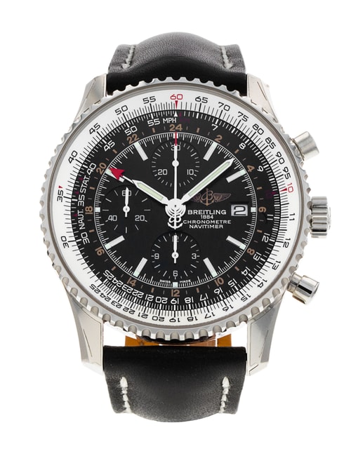 Pre-Owned Breitling Navitimer Chronograph GMT 46 A24322 Watch Pre-Owned Breitling Navitimer Chronograph GMT 46 A24322 Watch