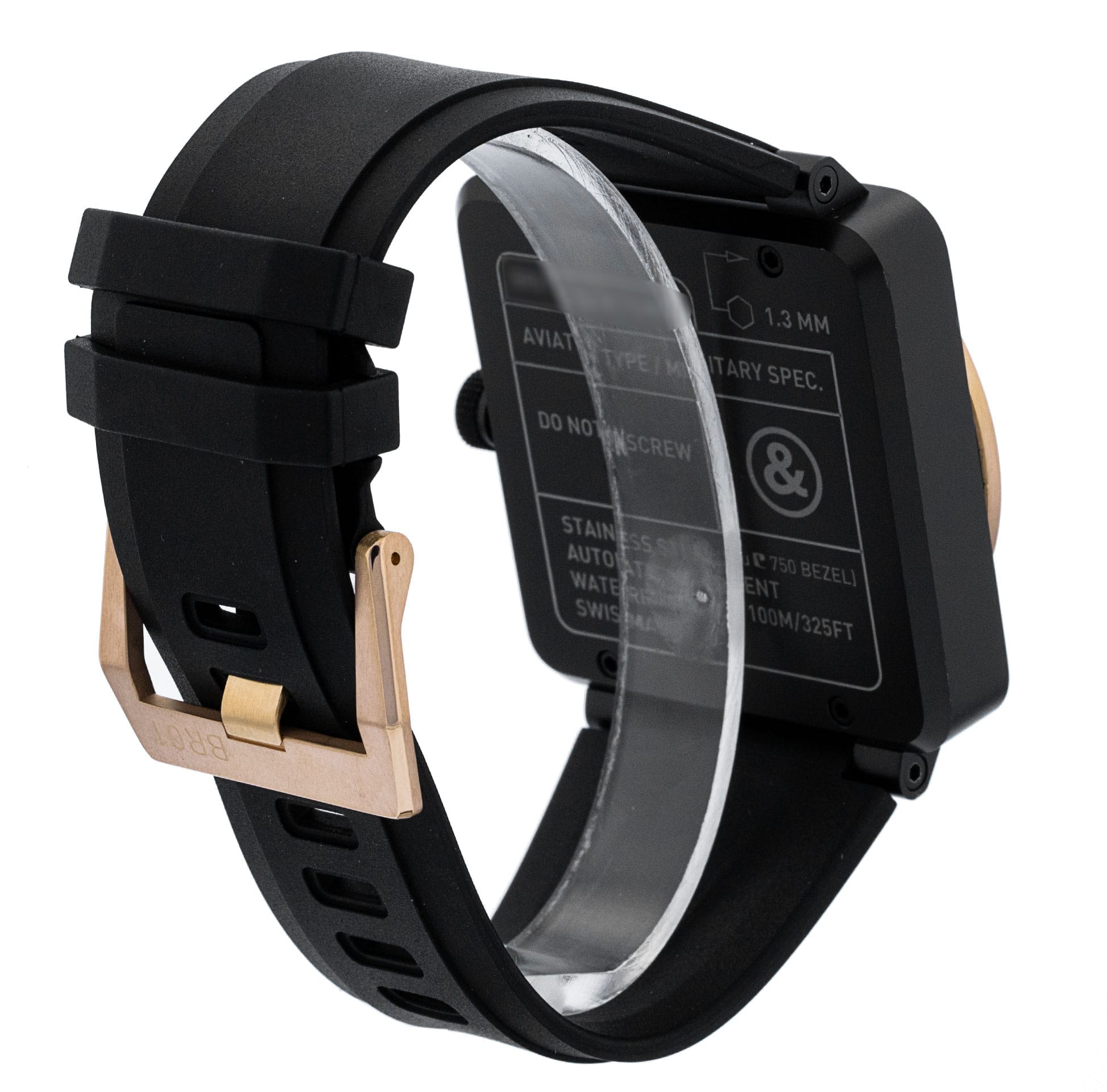 Bell and Ross BR01-94 Chronograph Pink Gold & Carbon Thumbnail 3