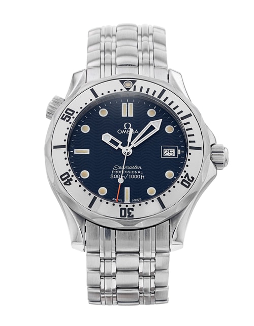 Omega Seamaster 300m Mid-Size Blue Dial Bracelet Strap