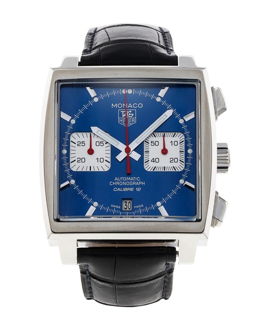 Pre-Owned Tag Heuer Monaco CAW2111.FC6183 Watch Pre-Owned Tag Heuer Monaco CAW2111.FC6183 Watch