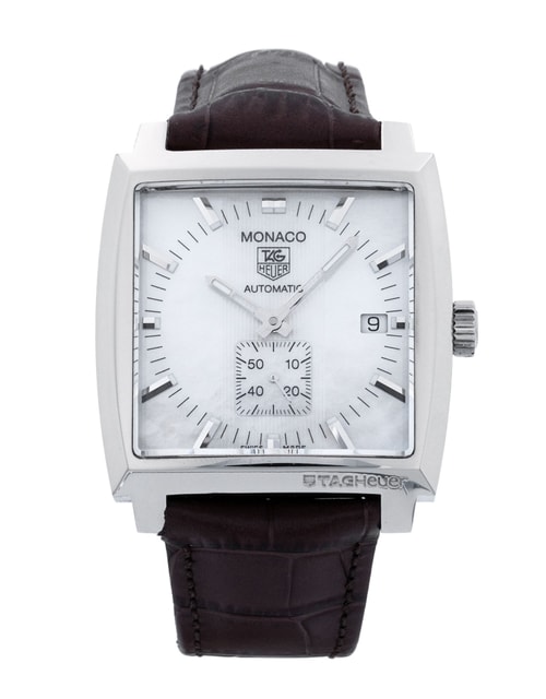 Pre-Owned Tag Heuer Monaco WW2112.FC6215 Watch Pre-Owned Tag Heuer Monaco WW2112.FC6215 Watch