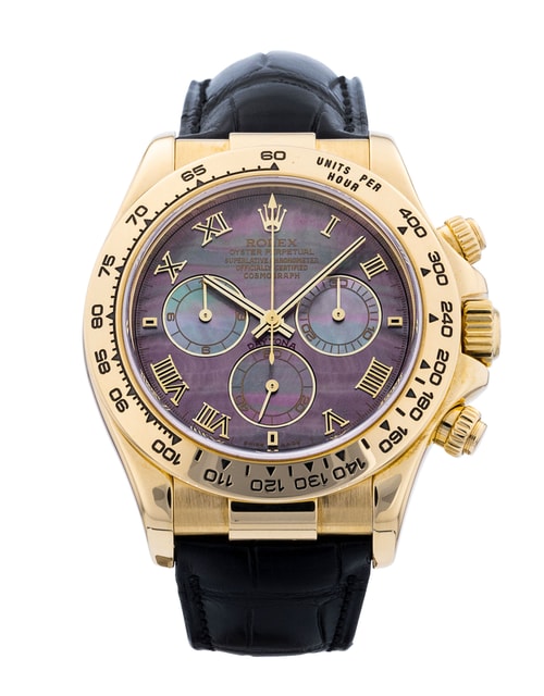 Rolex Daytona quadrante Madreperla Nero numeri romani