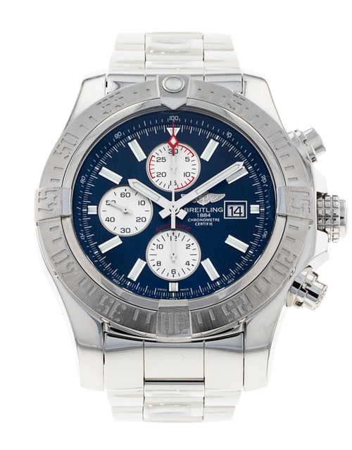 Pre-Owned Breitling Super Avenger II A13371 Watch Pre-Owned Breitling Super Avenger II A13371 Watch