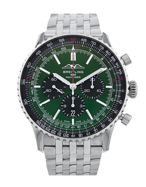 Pre-Owned Breitling Navitimer B01 Chronograph 46 AB0137 Watch Pre-Owned Breitling Navitimer B01 Chronograph 46 AB0137 Watch