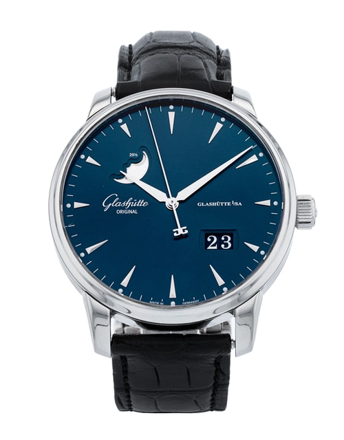 Pre-Owned Glashutte Original Senator Panorama Date with Moonphase 1-36-04-04-02-30 Watch Pre-Owned Glashutte Original Senator Panorama Date with Moonphase 1-36-04-04-02-30 Watch