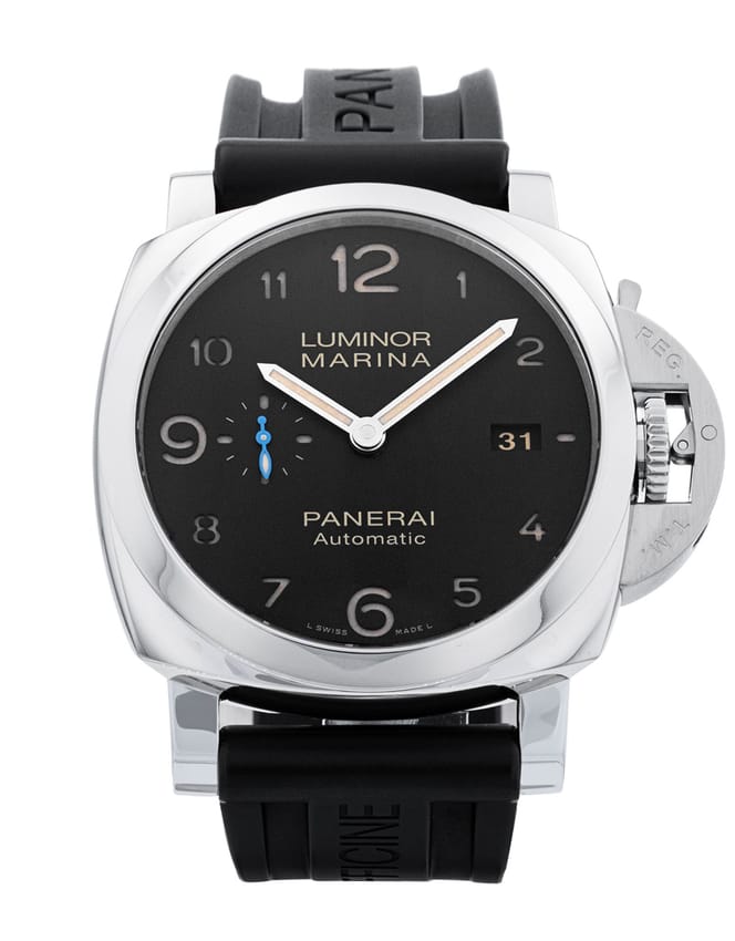 Panerai Luminor 1950 - Black Arabic Dial & Rubber Strap