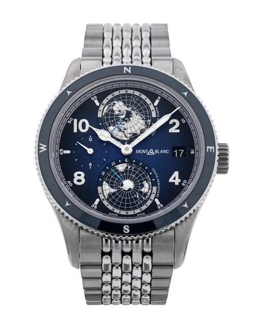 Pre-Owned Montblanc 1858 Geosphere 125567 Watch Pre-Owned Montblanc 1858 Geosphere 125567 Watch