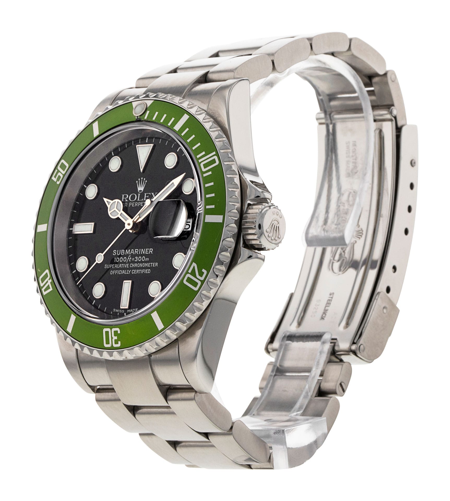 Rolex Submariner 16610 LV Flat Four Thumbnail 2