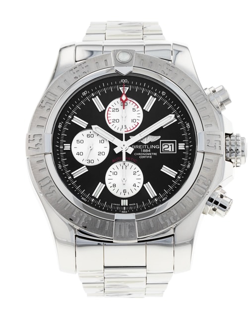 Pre-Owned Breitling Super Avenger II A13371 Watch Pre-Owned Breitling Super Avenger II A13371 Watch