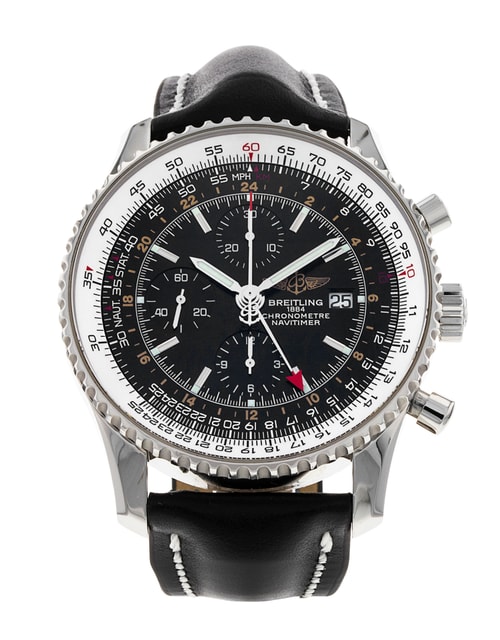 Pre-Owned Breitling Navitimer Chronograph GMT 46 A24322 Watch Pre-Owned Breitling Navitimer Chronograph GMT 46 A24322 Watch