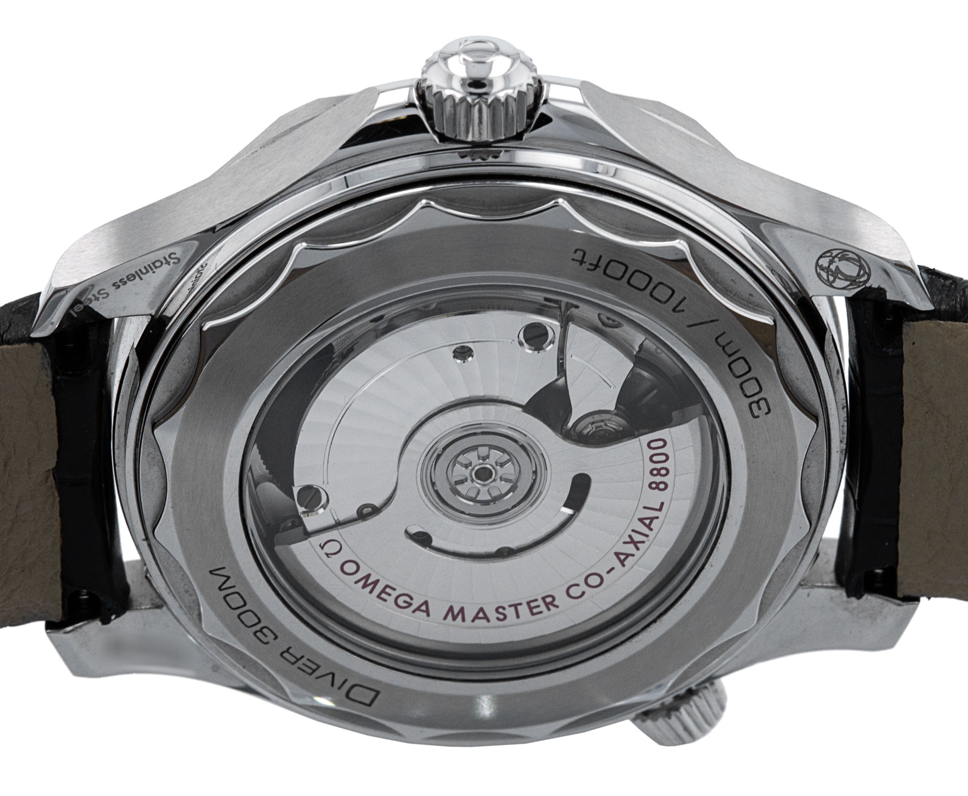 O様　L Omega Seamaster Diver 300m - Blue Dial & Leather Strap