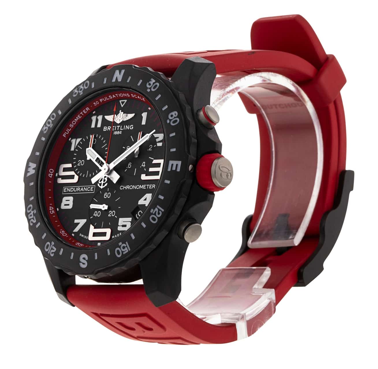 Breitling Endurance Pro quadrante Nero Numeri Arabi