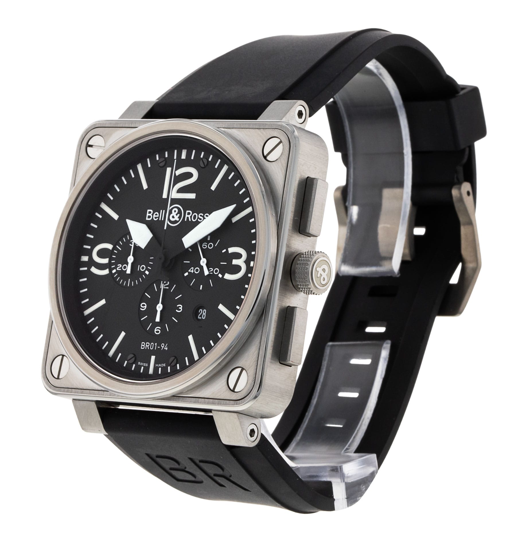 Bell and Ross BR01-94 Chronograph BR0194-BL-ST Thumbnail 2