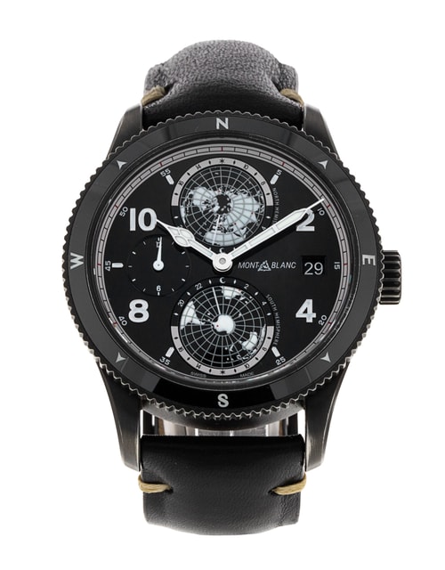 Pre-Owned Montblanc 1858 Geosphere 128257 Watch Pre-Owned Montblanc 1858 Geosphere 128257 Watch