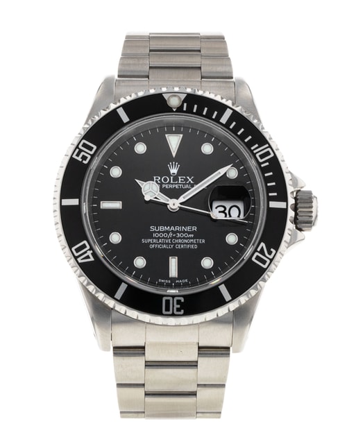 Pre-Owned Rolex Submariner 16610 Watch Pre-Owned Rolex Submariner 16610 Watch