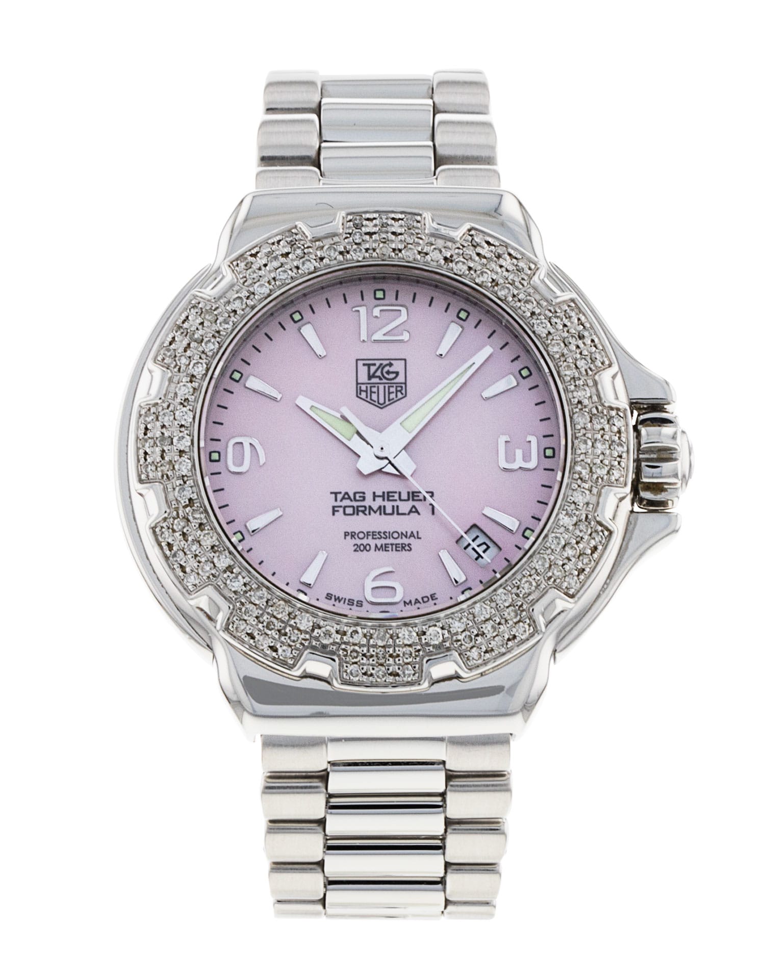 Tag Heuer Formula Sparkling Mother of Pearl Pink Quarter