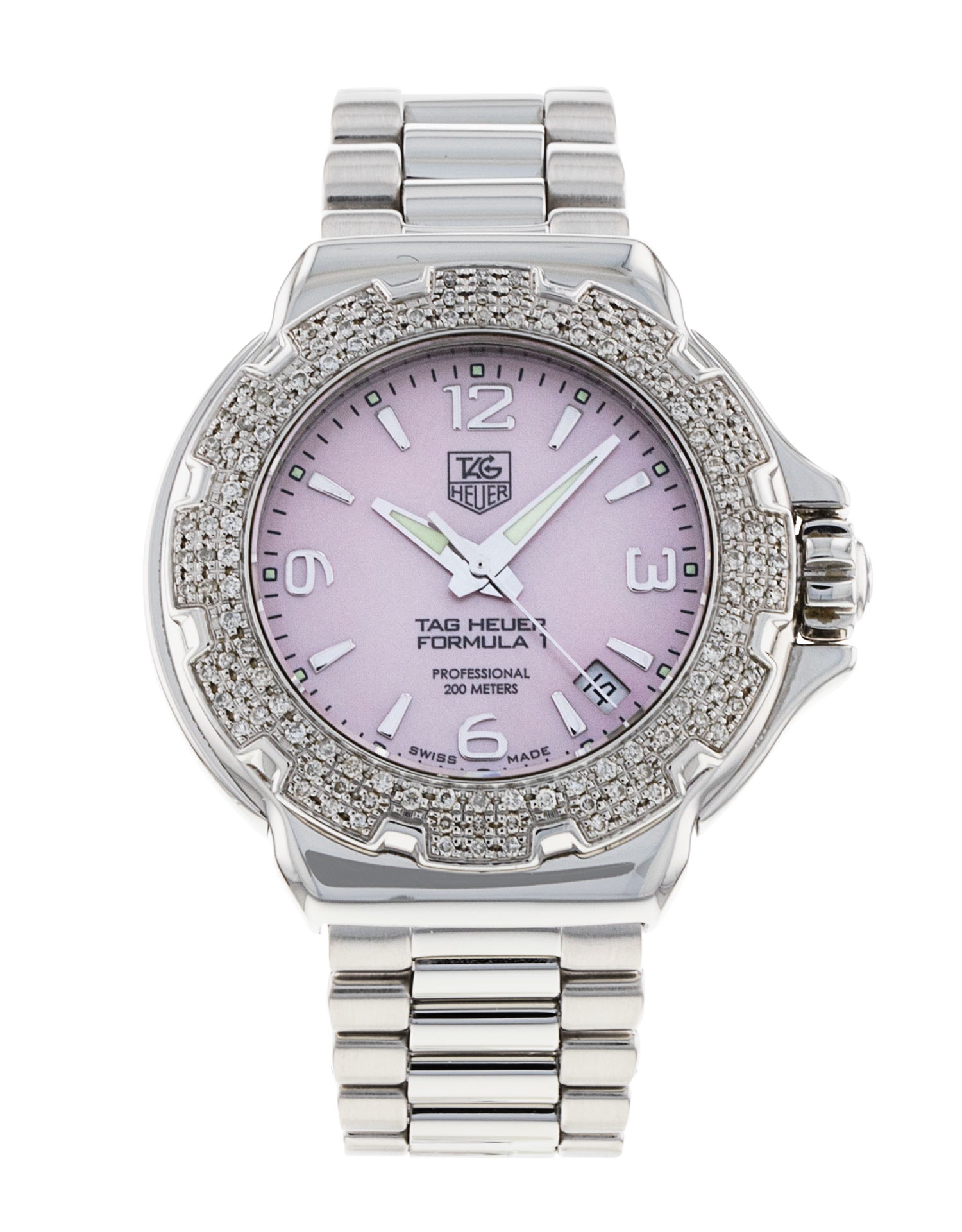 Tag Heuer Formula Sparkling Mother of Pearl Pink Quarter
