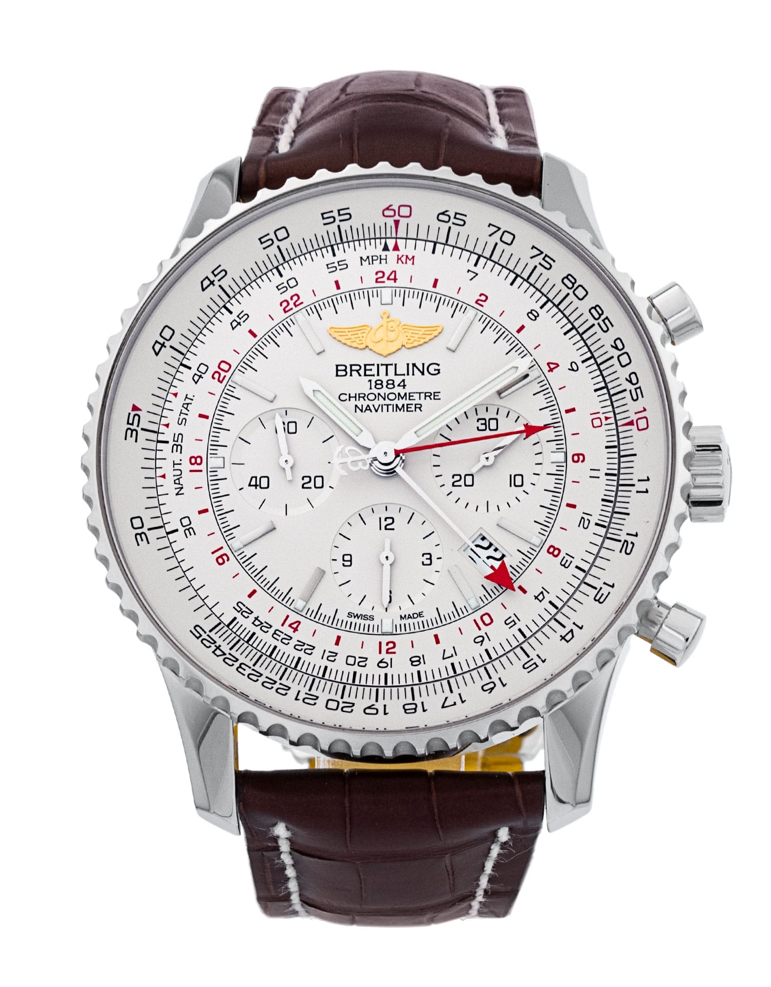 Pre-Owned Breitling Navitimer GMT Watch