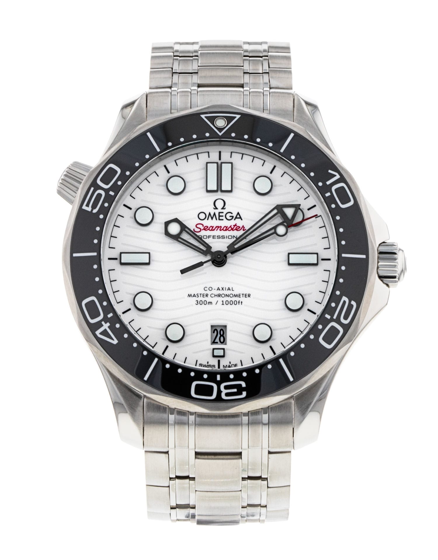 Omega Seamaster Diver 300m quadrante Bianco