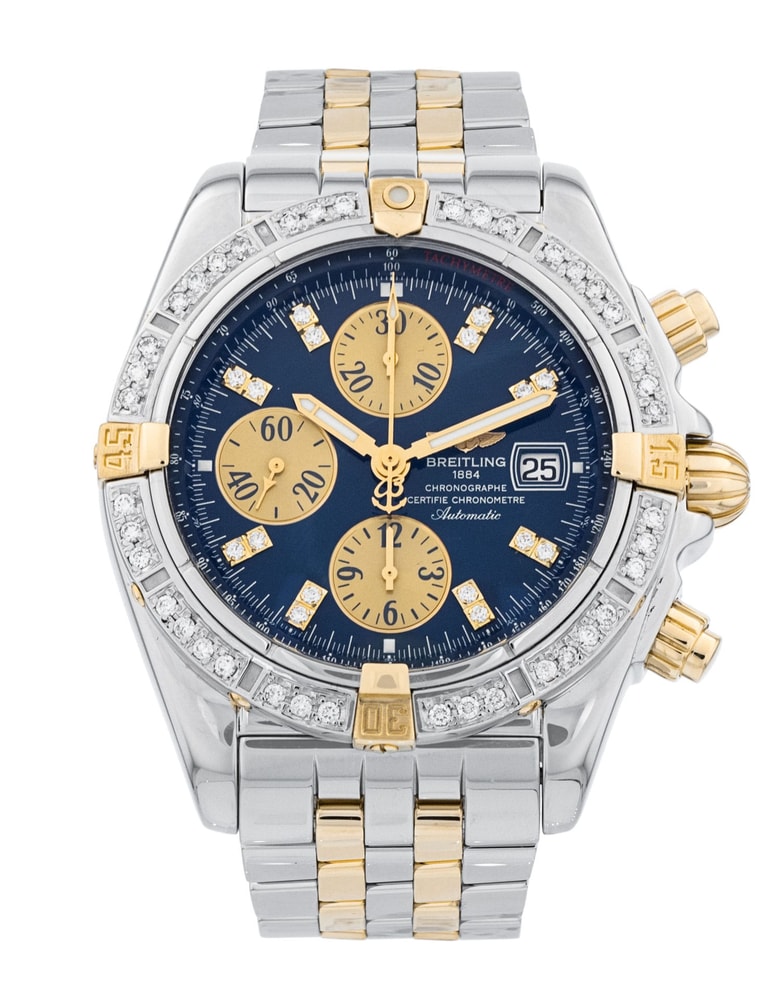 Breitling Chronomat Evolution Blue Diamond Dial - Main Image