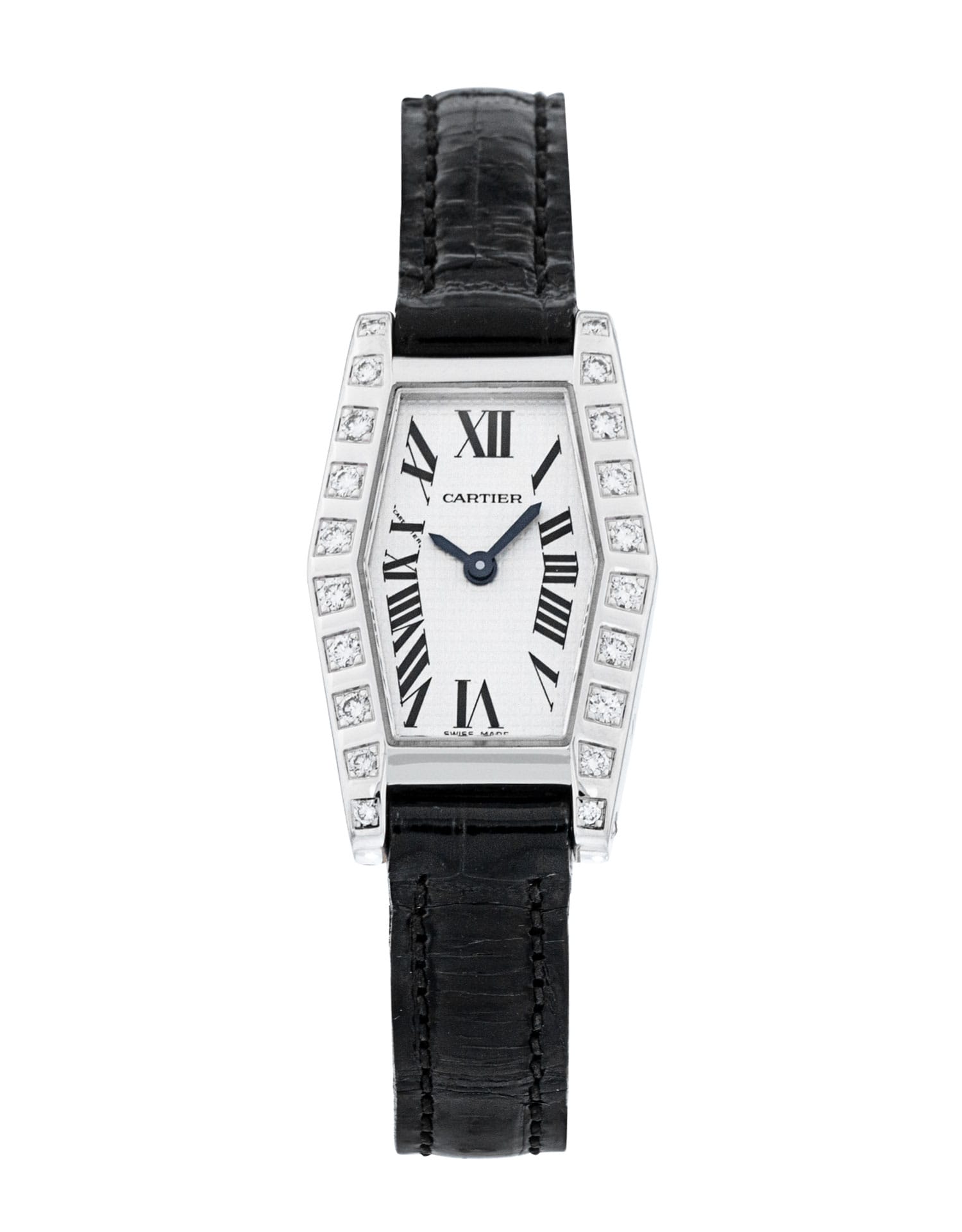 Pre-Owned Cartier Lanieres Tank Allongee Watch