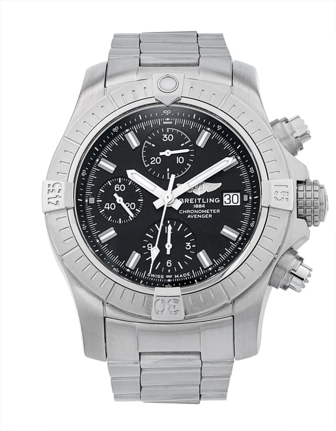 Breitling Avenger Chronograph 43 - Black Baton Dial